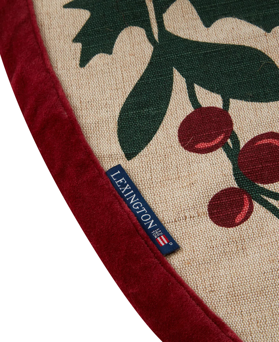 Jute Cotton Christmas Tree Weihnachtsbaum-Teppich Ø 110 cm, Beige Lexington