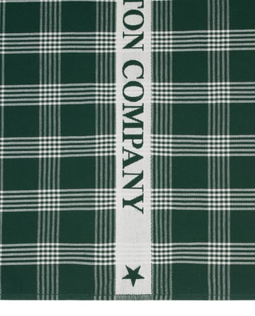 Lexington biologisches Baumwolle-Küchenhandtuch 50x70 cm - Green-white - Lexington