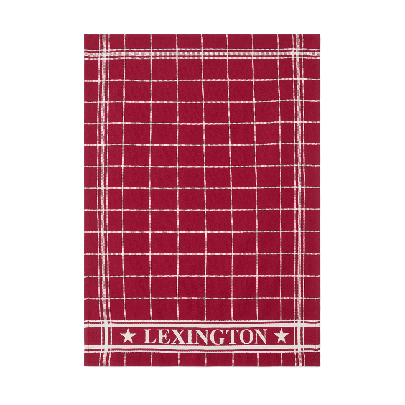 Lexington Checked Küchentuch 50x70 cm, Rot-weiß Lexington