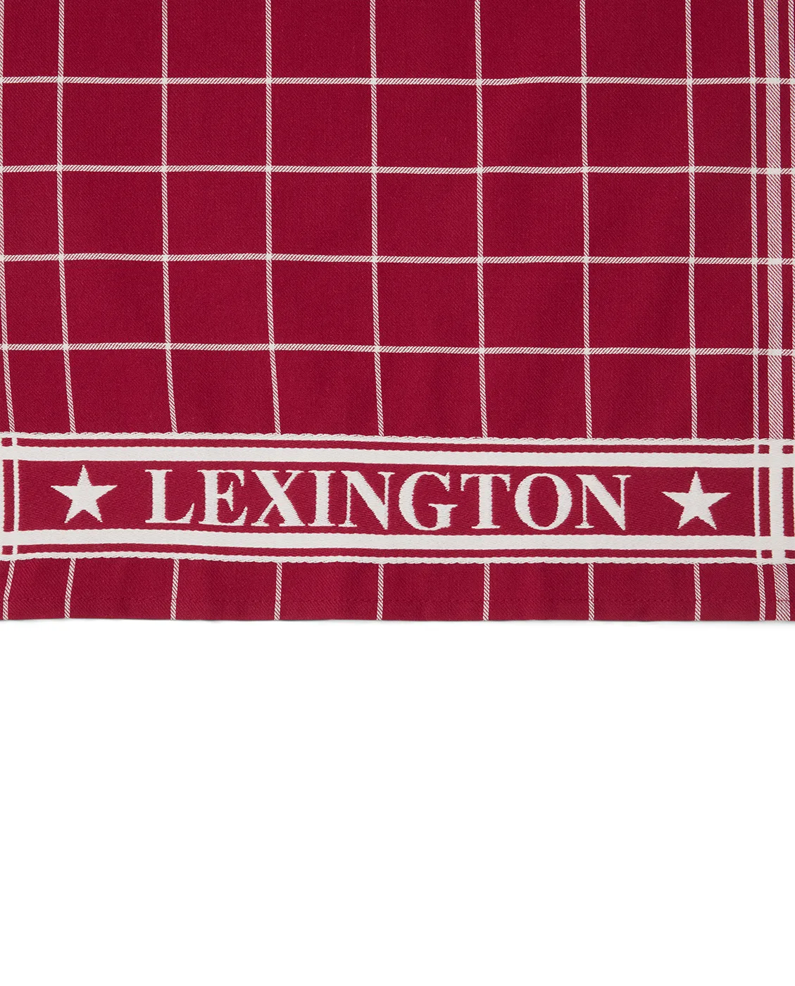 Lexington Checked Küchentuch 50x70 cm, Rot-weiß Lexington