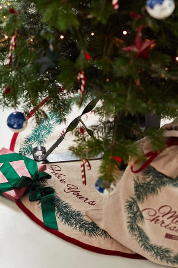 Lexington Pappmaché-Weihnachtsbaumkugel im 2er-Pack - Blue-white-red - Lexington