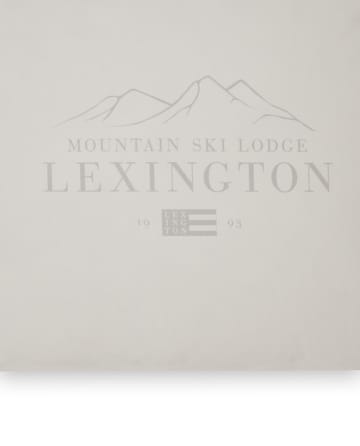 Lexington Printed Cotton Poplin Kissenbezug 50 x 60cm - White-light gray - Lexington