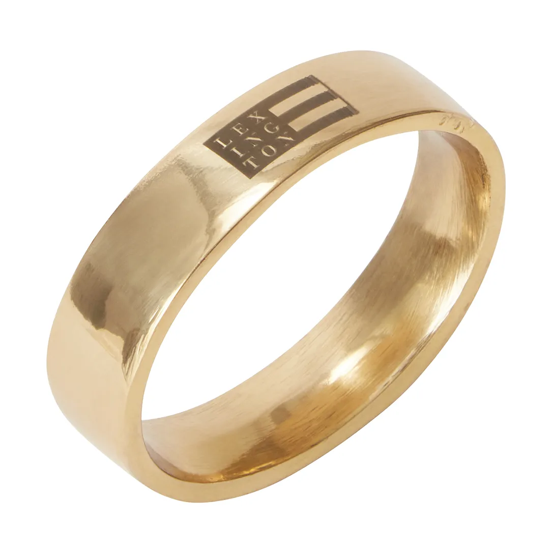 Lexington Serviettenring oval, Brass Lexington