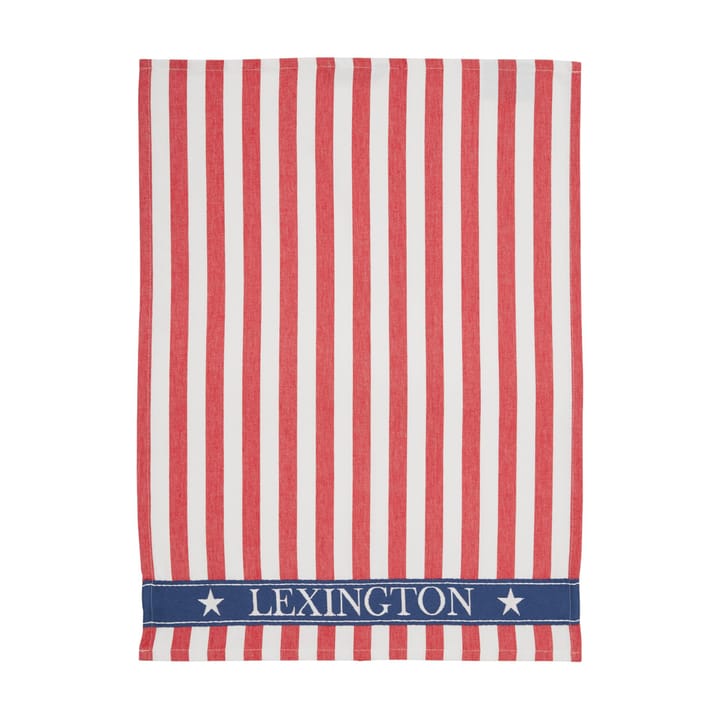 Lexington Striped Geschirrtuch 50 x 70cm - Rot - Lexington