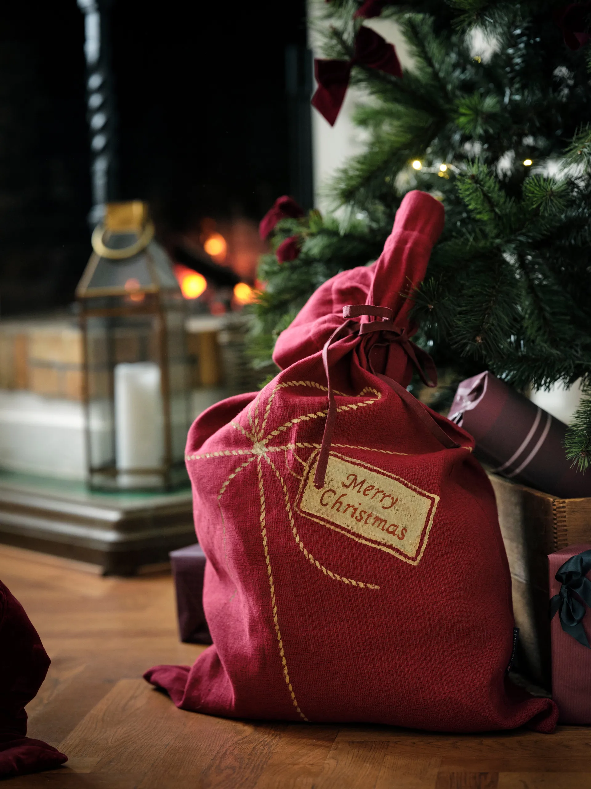 Lexington Weihnachtsgeschenksack 65x95 cm, Rot Lexington