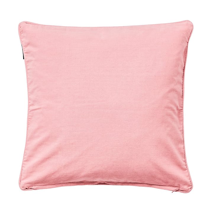Logo Organic Cotton Canvas Kissenbezug 50x50 cm, Pink Lexington