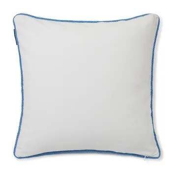Logo Twill Kissenbezug 50 x 50cm - White-blue - Lexington