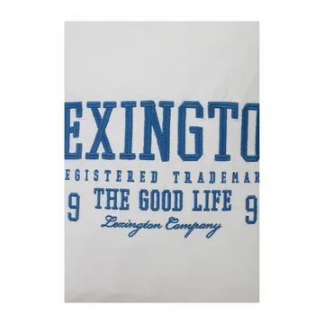 Logo Twill Kissenbezug 50 x 50cm - White-blue - Lexington