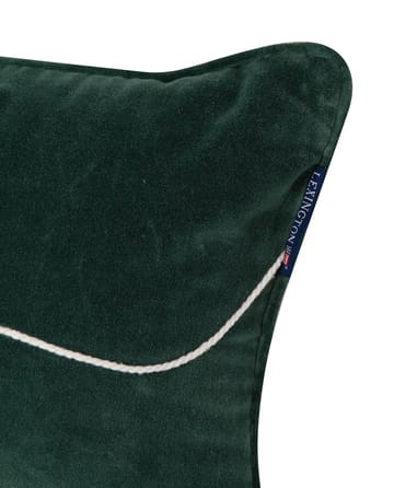 Merry Cotton Velvet Kissen 30 x 50 cm - Green - Lexington