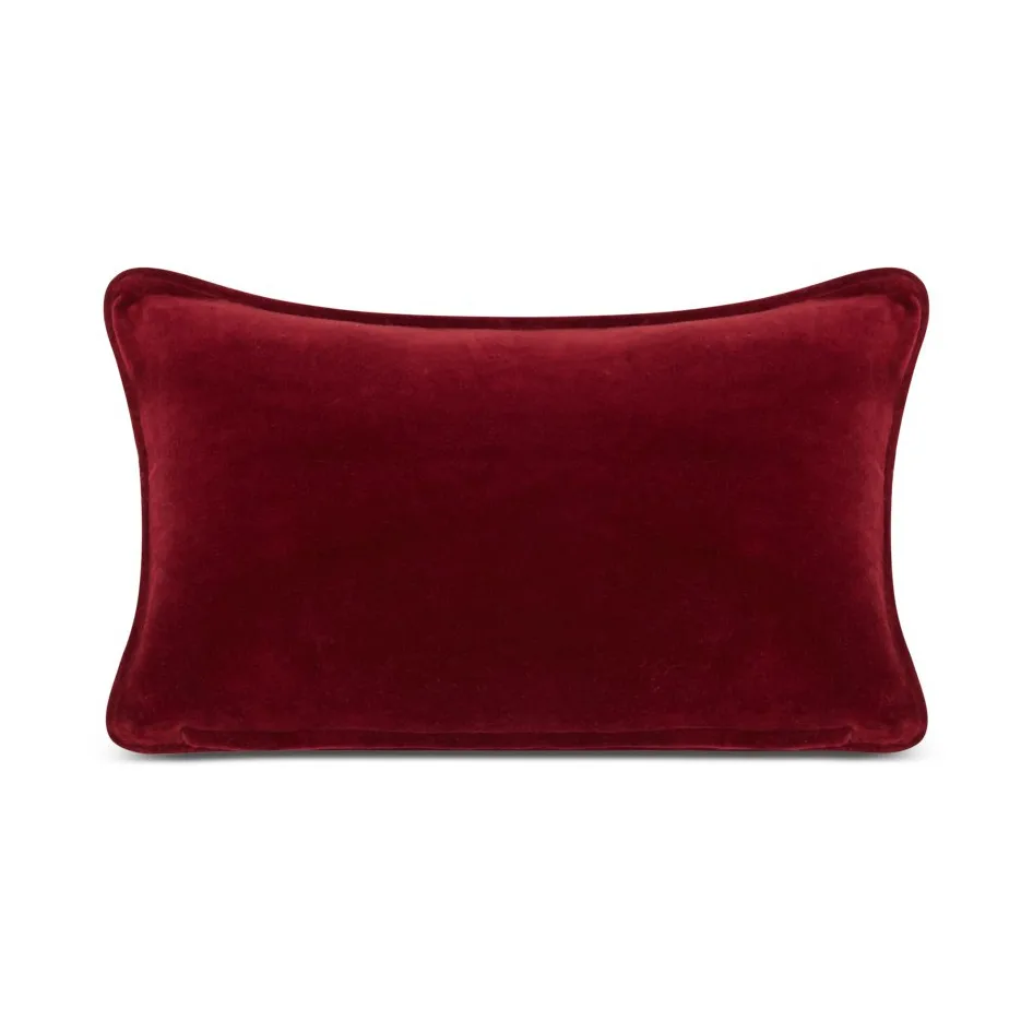 Merry Cotton Velvet Kissen 30 x 50 cm, Red Lexington