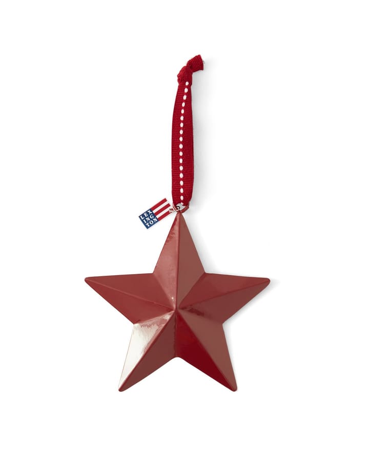 Metal Star Stern 12x12 cm, Rot Lexington
