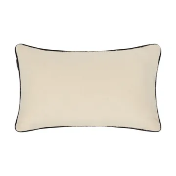 Mountains Logo Wollmix-Dekokissen - White-navy, 50x30 cm - Lexington
