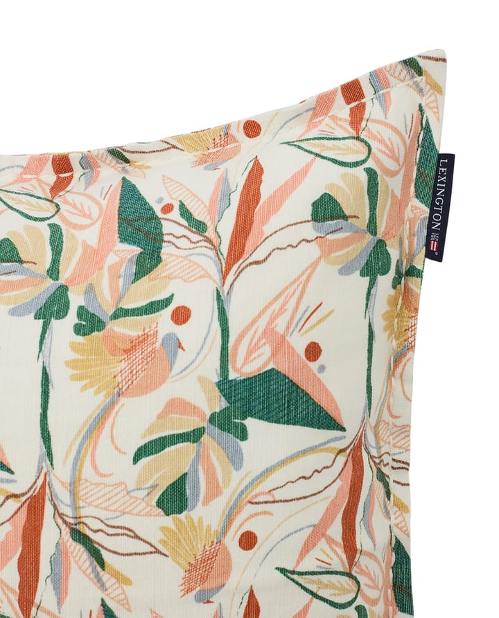 Multi Color Printed Kissenbezug 50 x 50cm, White-multi Lexington