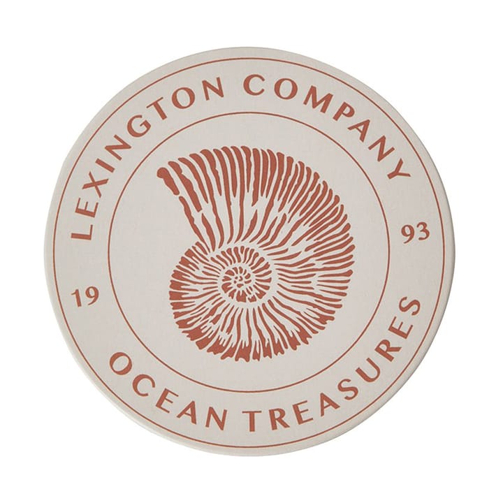 Ocean Treasures Glasuntersetzer 6er-Pack, Blue Lexington