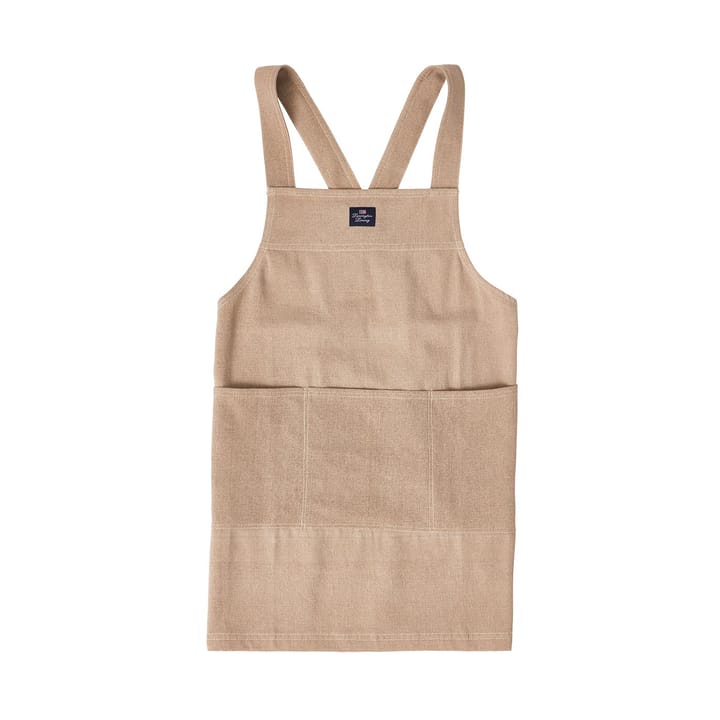 Organic Cotton Twill Schürze, Beige Lexington