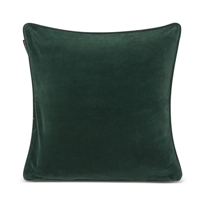 Organic Cotton Velvet Kissenbezug 50 x 50cm - Green - Lexington