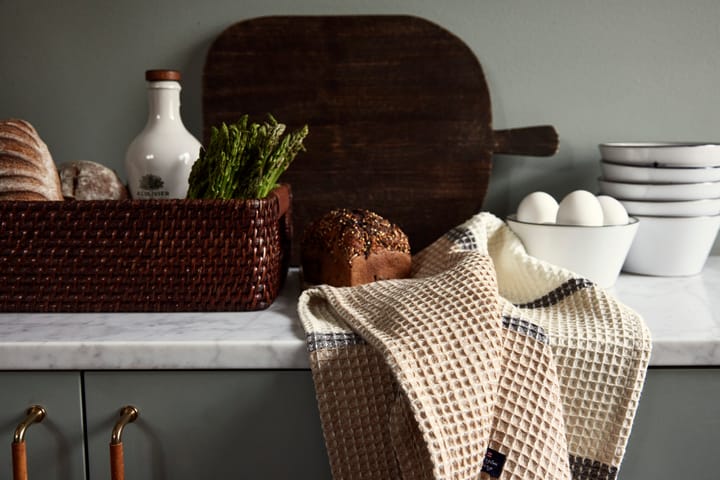 Organic Cotton Waffle Geschirrtuch 50x70 cm, Beige Lexington