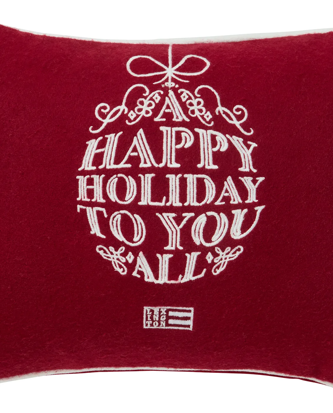 Ornament Wollemix Kissen 30x40 cm, Red-white Lexington