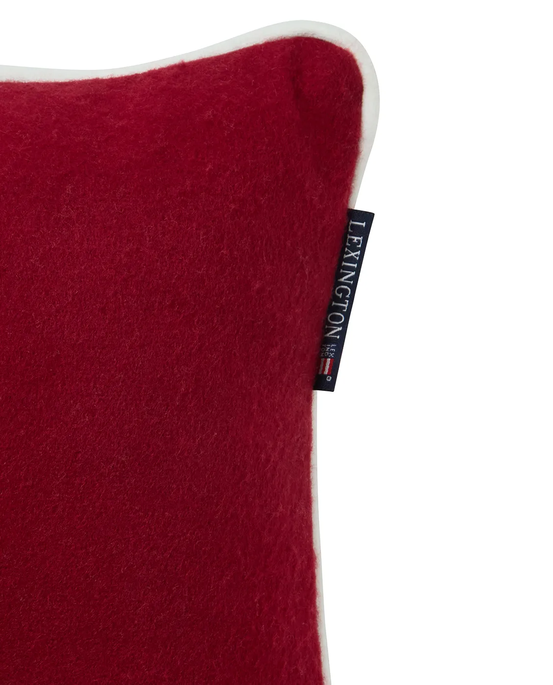 Ornament Wollemix Kissen 30x40 cm, Red-white Lexington