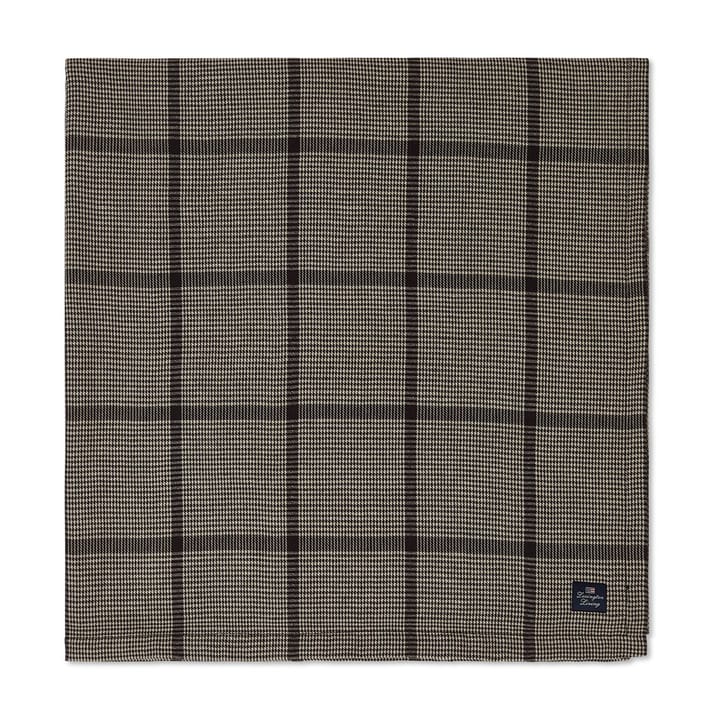 Pepita Check Cotton Linen Tischtuch 150 x 250cm - Dark gray-beige - Lexington