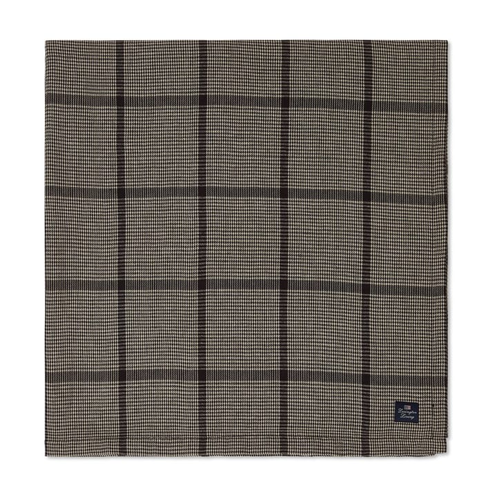 Pepita Check Cotton Linen Tischtuch 150 x 250cm, Dark gray-beige Lexington