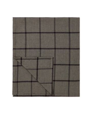 Pepita Check Cotton Linen Tischtuch 150 x 250cm - Dark gray-beige - Lexington