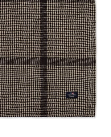 Pepita Check Cotton Linen Tischtuch 150 x 250cm - Dark gray-beige - Lexington