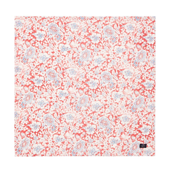 Printed Flowers Recycled Cotton Stoffserviette 50x50 cm, Coral Lexington