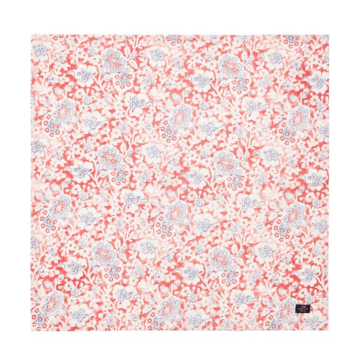 Printed Flowers Recycled Cotton Stoffserviette 50x50 cm - Coral - Lexington