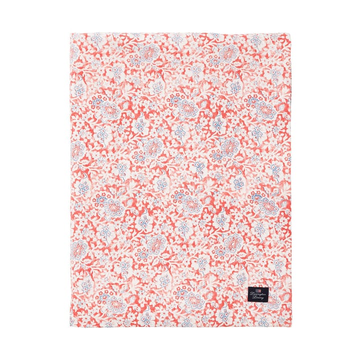 Printed Flowers Recycled Cotton Tischdecke 150x250 cm - Coral - Lexington