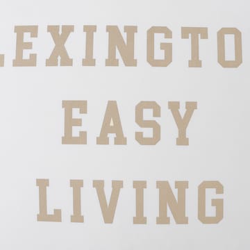 Printed Organic Cotton Poplin Kissenbezug 50 x 60cm - White-beige - Lexington