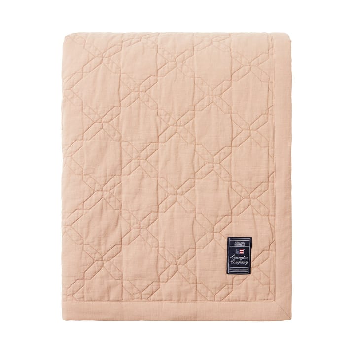 Quilted Recycled Cotton Tagesdecke 260x240 cm, Beige Lexington