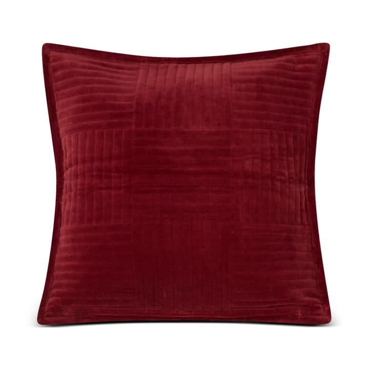 Quilted Velvet Star Kissenbezug 50 x 50 cm, Red Lexington