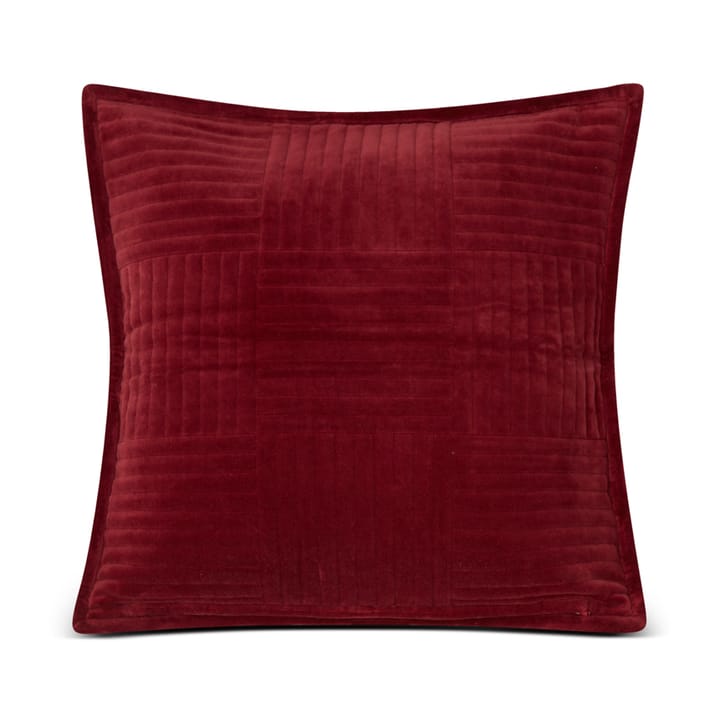 Quilted Velvet Star Kissenbezug 50 x 50 cm - Red - Lexington