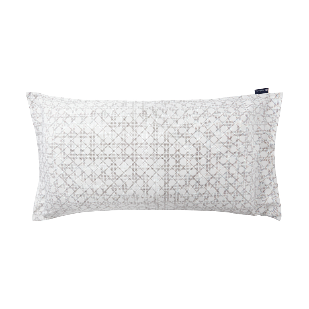 Lexington Rattan Printed Kissenbezug 50x90 cm White