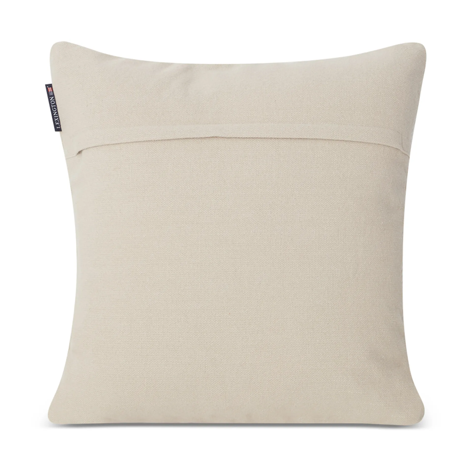 Rope Deco Canvas Kissenbezug 50x50cm, Hellbeige-weiß Lexington