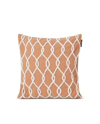 Rope Deco Kissenbezug 50x50 cm Baumwolle, Beige Lexington