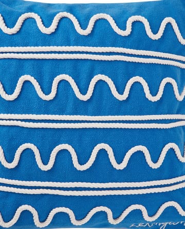 Rope Wave Cotton Canvas Kissenbezug 50x50 cm - Blue - Lexington