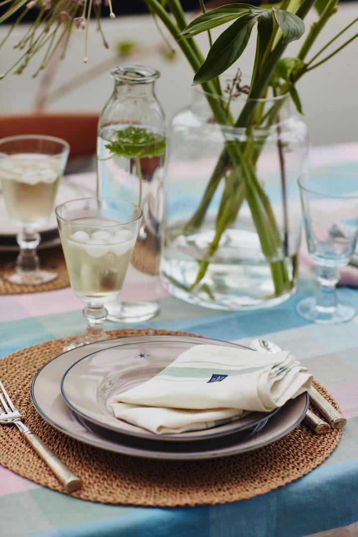Round Recycled Paper Straw Tischset Ø 38, Natural Lexington