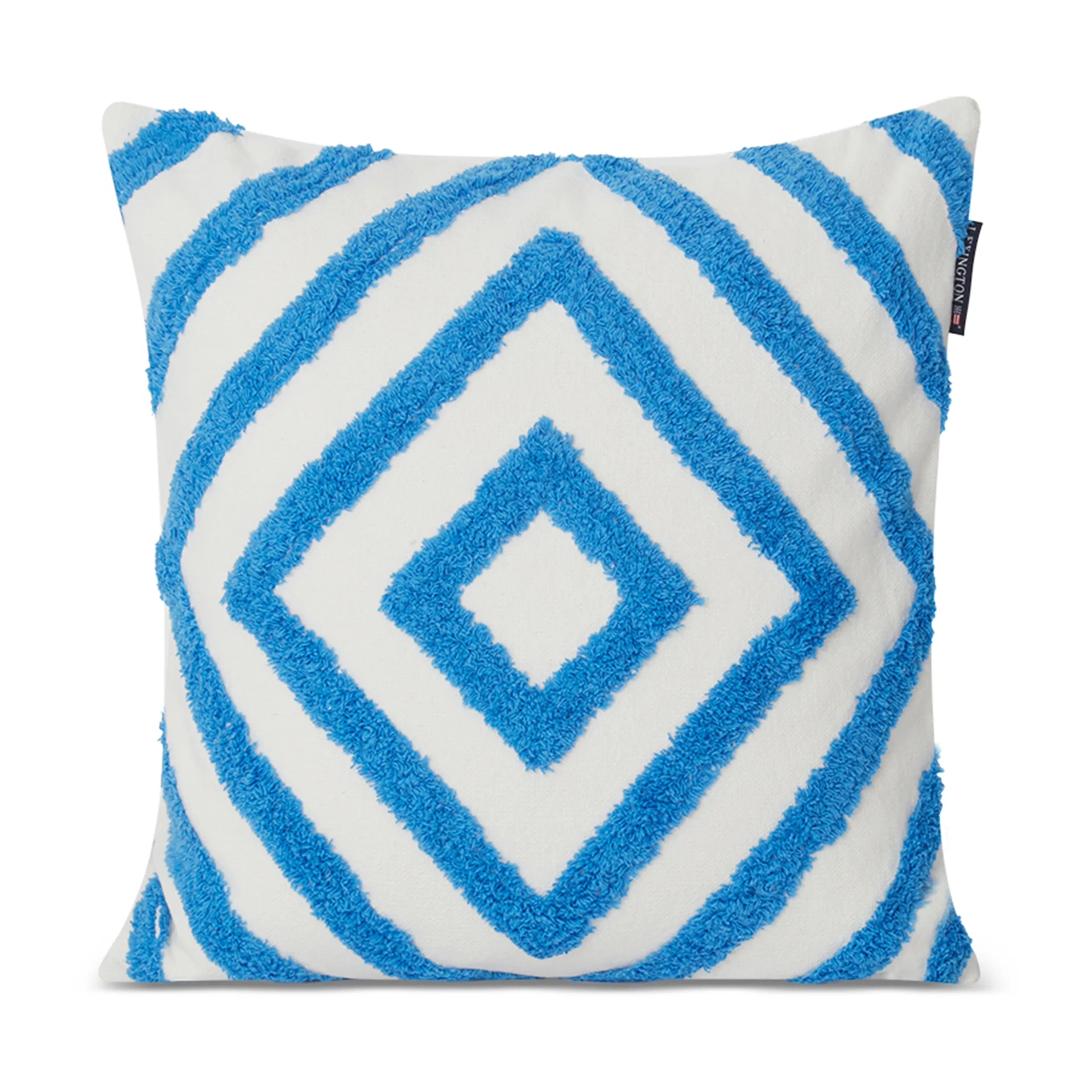 Rug Graphic Canvas Kissenbezug 50x50cm, Blau-weiß Lexington