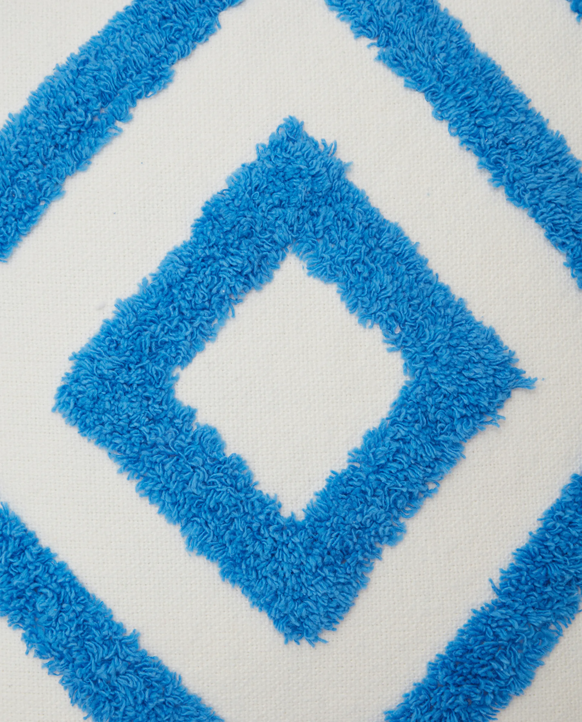 Rug Graphic Canvas Kissenbezug 50x50cm, Blau-weiß Lexington