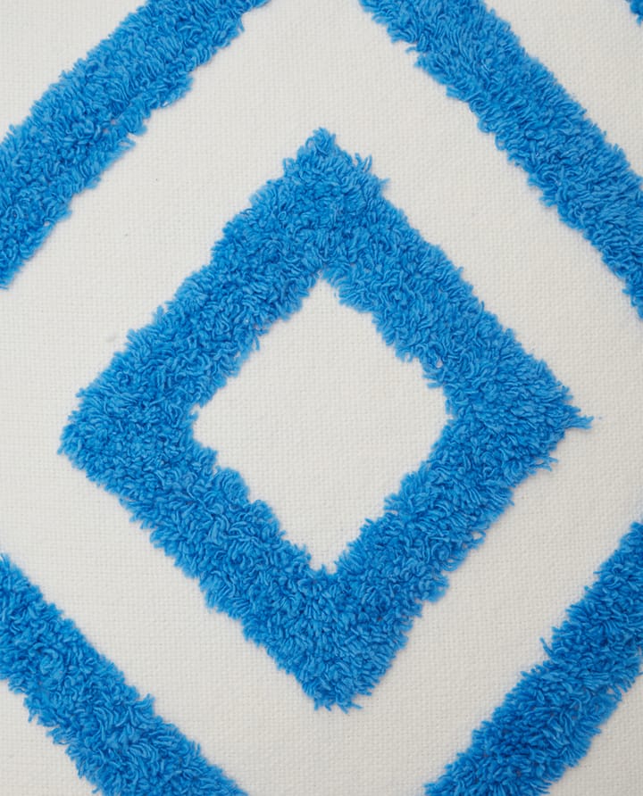 Rug Graphic Canvas Kissenbezug 50x50cm, Blau-weiß Lexington