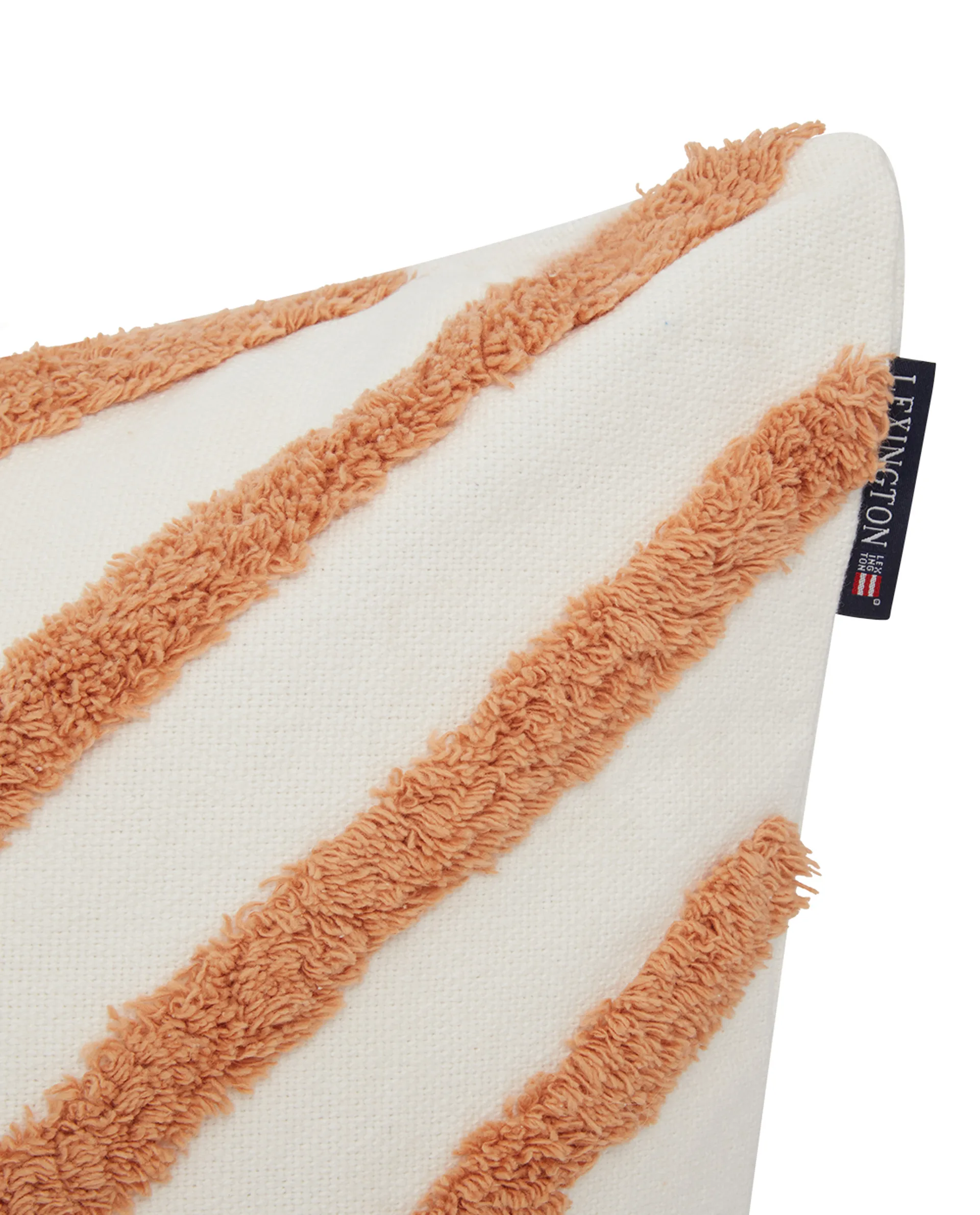 Rug Graphic Canvas Kissenbezug 50x50cm, Weiß-beige Lexington