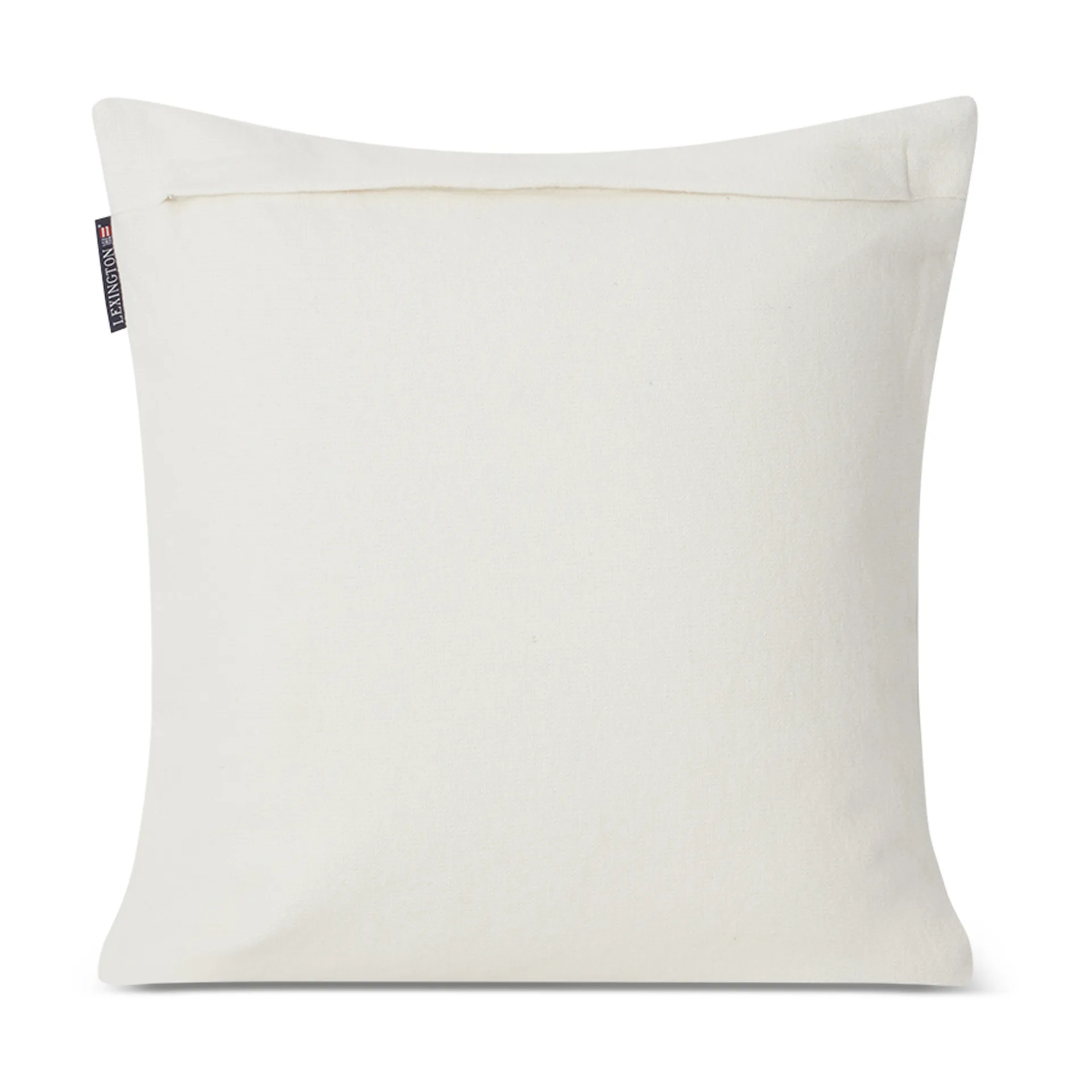 Rug Graphic Canvas Kissenbezug 50x50cm, Weiß-hellbeige Lexington