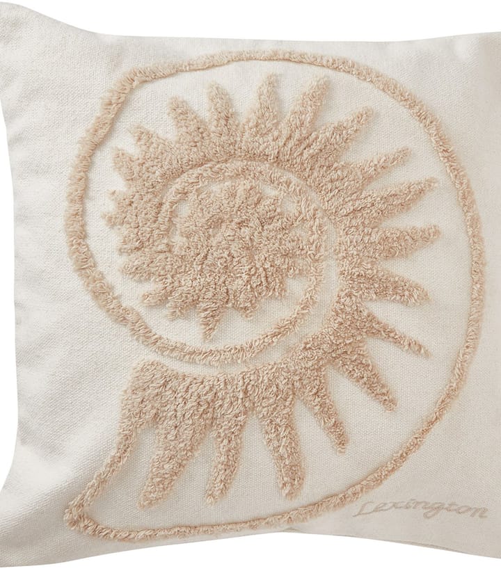 Rug Shell Cotton Canvas Kissenbezug 50x50 cm, White Lexington
