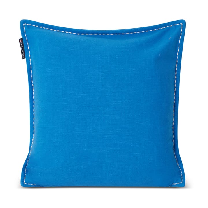 Sea Sand Salt Logo Embroidered Kissenbezug 50 x 50cm, Blau-weiß Lexington