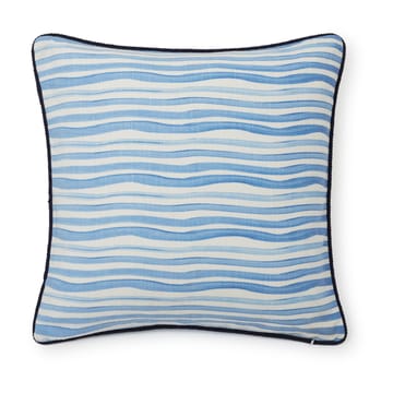 Sea You Later Cotton Canvas Kissenbezug 50 x 50cm - White-blue - Lexington