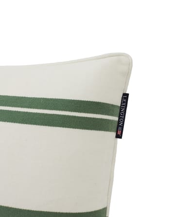 Side Striped Kissen small 30 x 50cm - White-green - Lexington