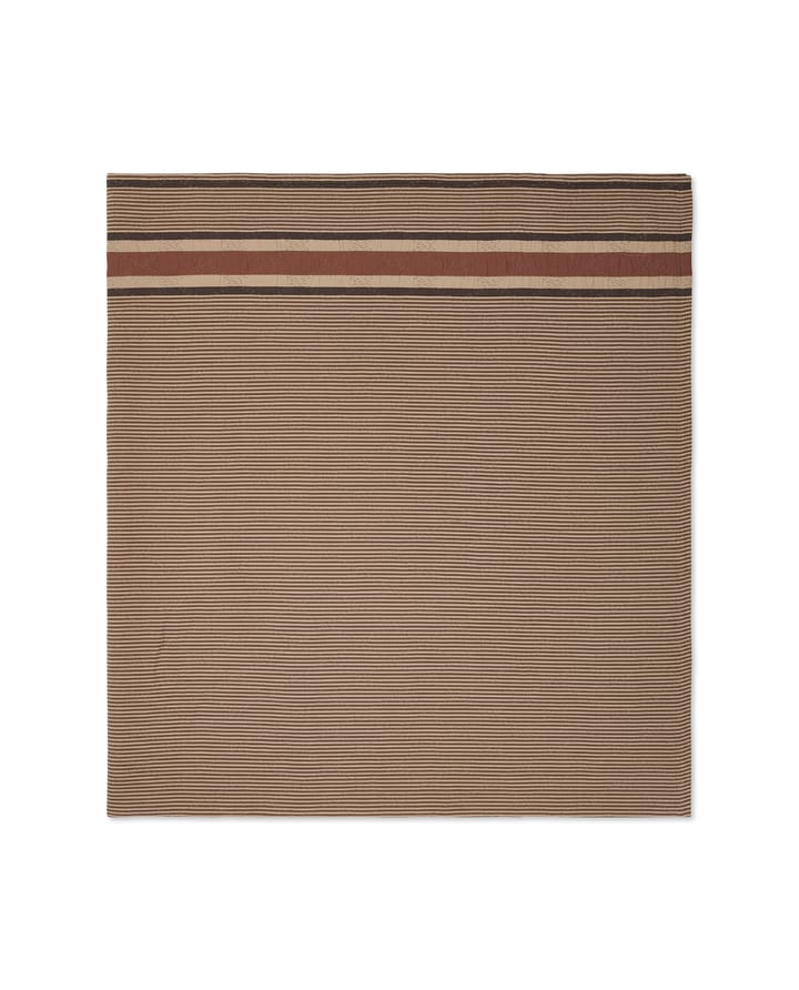 Side Striped Soft Quilted Bettüberwurf 240 x 260cm - Beige - Lexington