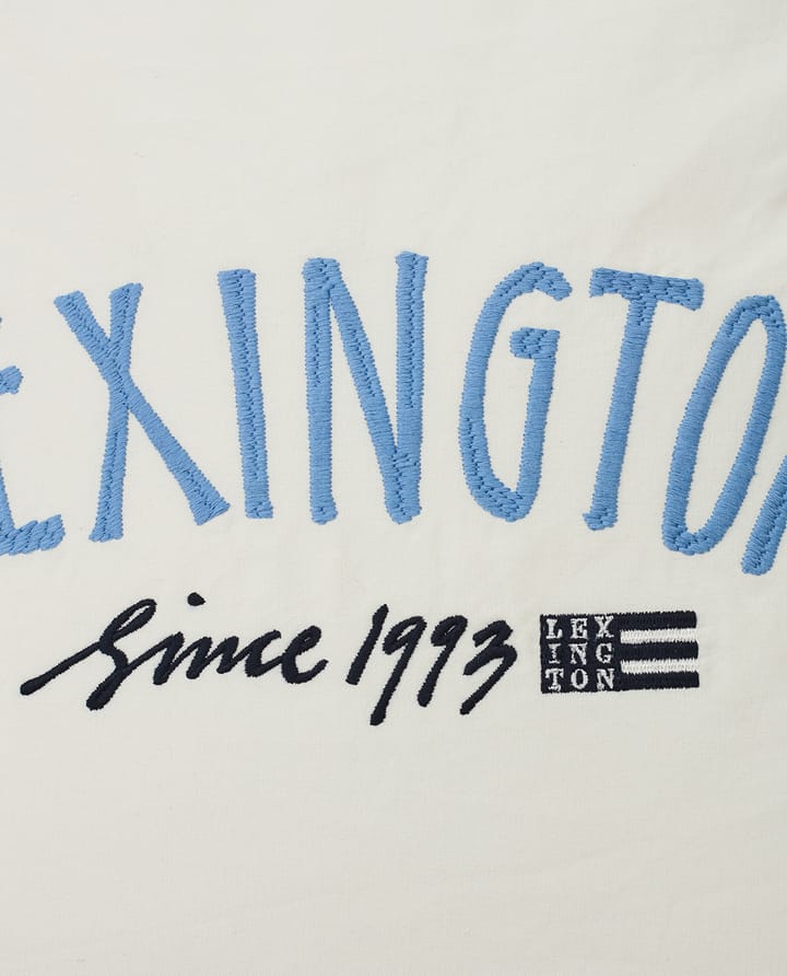 Since 1993 Organic Cotton Kissenbezug 50 x 50cm - White-blue - Lexington